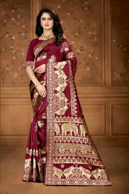 Attractive Banarasi Art Silk Women's Saree 83