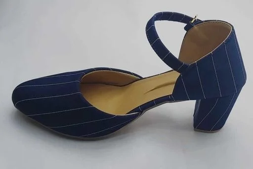 BEAUTIFUL FLOOJO GREY stripe toe pointed pumps - 8