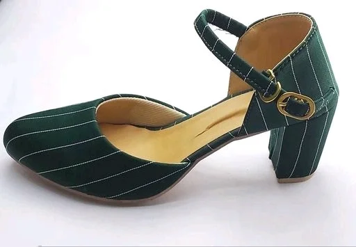 BEAUTIFUL FLOOJO GREY stripe toe pointed pumps4 - 6