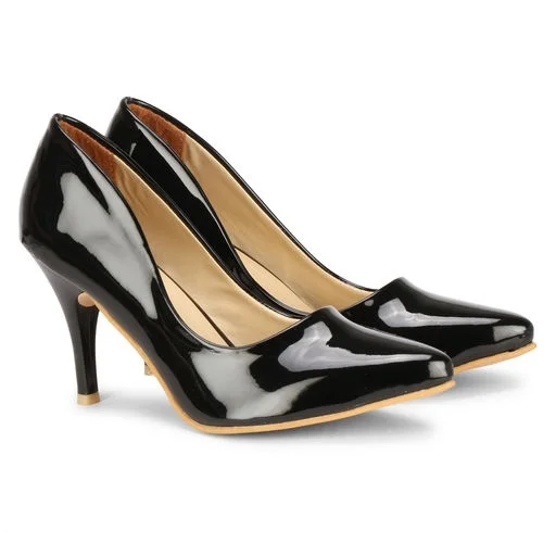 BigBird Women Black Heels - 6