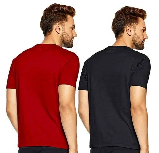 M.A Fashion Casual Boys Combo Cotton Half Sleeves T-shirts Gym Combo 1 Design - XXL