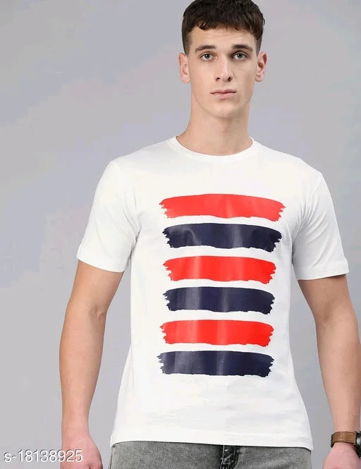 Classic Fashionable Men Tshirts - L
