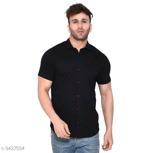 Collar Short Sleeves Shirt42 - XL