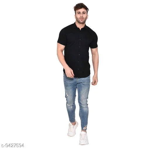 Collar Short Sleeves Shirt42 - XL