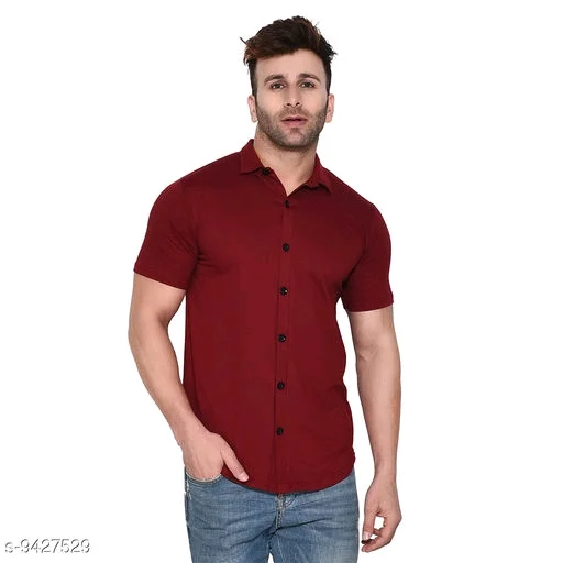 Collar Short Sleeves Shirt43 - S