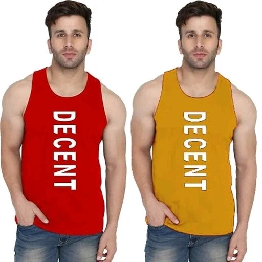 ( COMBO )Deemed men printed vest - M