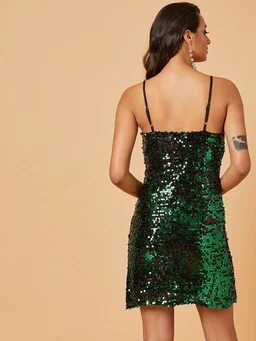 Comfy Glamorous Women Velvet Dress - XS