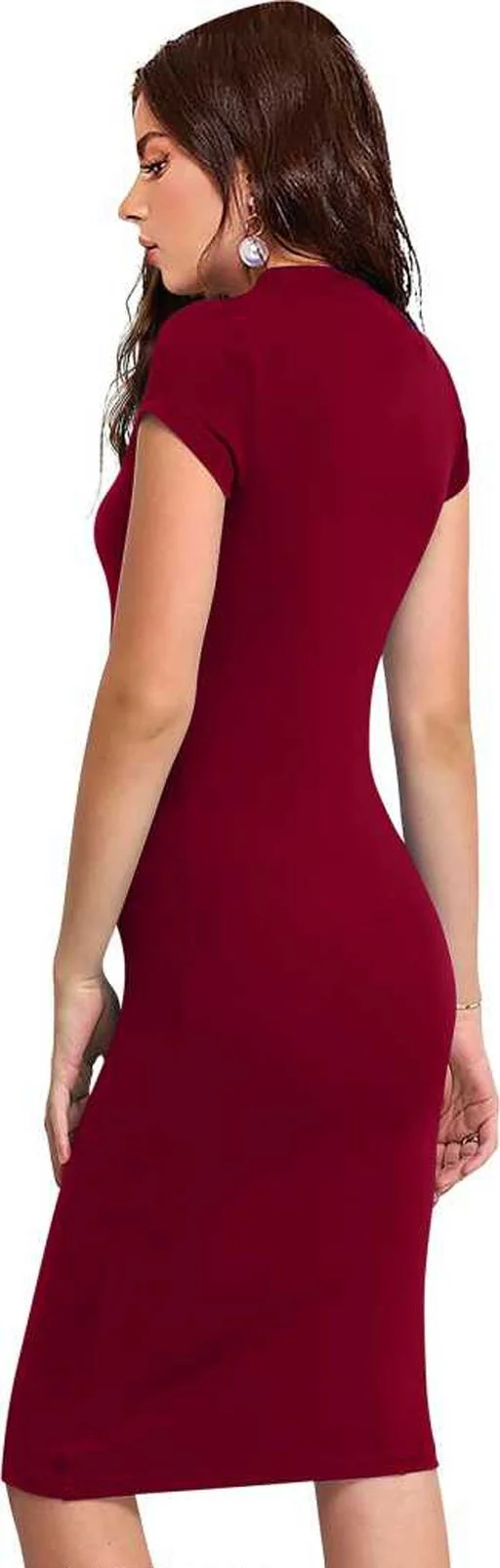 Comfy Women Bodycon Dresses2 - L