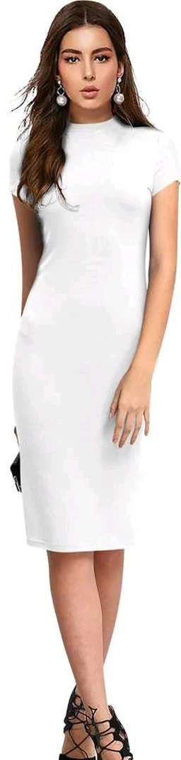 Comfy Women Bodycon Dresses44 - M