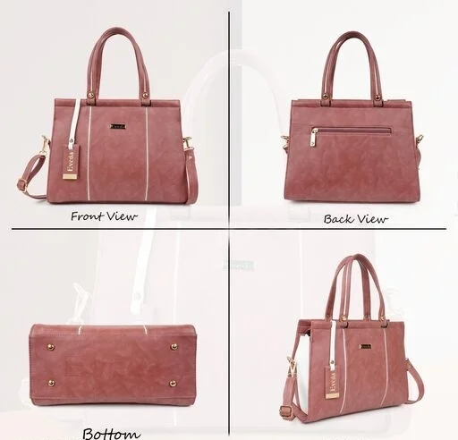 EVEDA Synthetic Vegan Leather Classic Hand Bag 1.0