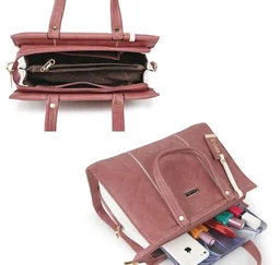 EVEDA Synthetic Vegan Leather Classic Hand Bag 1.0