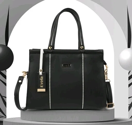 EVEDA Synthetic Vegan Leather Classic Hand Bag 6.0