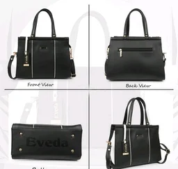 EVEDA Synthetic Vegan Leather Classic Hand Bag 6.0