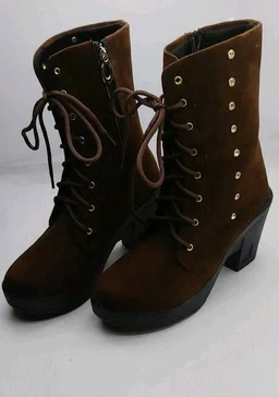 FLOOJO VERY STYLISH BROWN BOOTS FOR ALL BEAUTIFUL - 2
