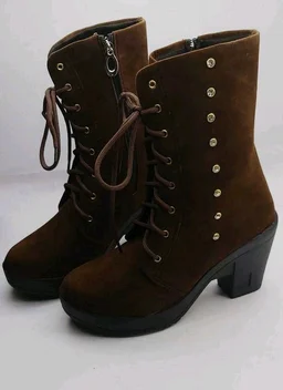FLOOJO VERY STYLISH BROWN BOOTS FOR ALL BEAUTIFUL - 2
