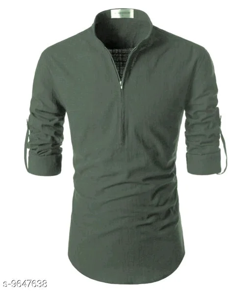 Liferoads Kurta style Slim Fit Trendy shirt62 - M