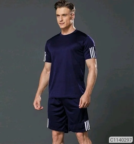 M.A Fashion Men T-shirt And Nikkar COMBO1 - L