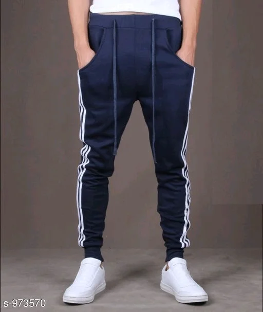 Mens Casual Solid Track Pants24 - L