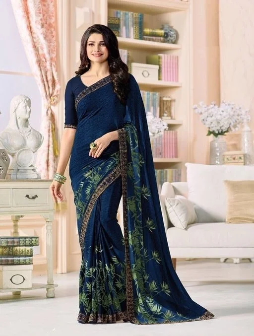 Pretty Chiffon Printed Saree 119