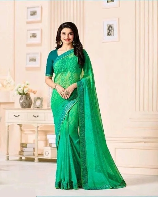 Pretty Chiffon Printed Saree 124