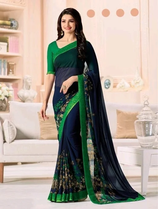 Pretty Chiffon Printed Saree 126