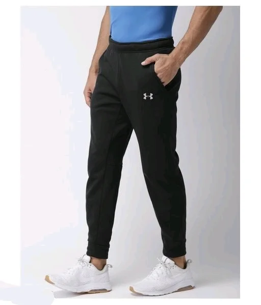 Royal spin black underarmour trackpant for men - 34