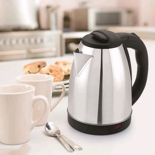 Scarlett Stainless Steel Electric Kettle | Auto Shut Off Multipurpose | Extra Large Cattle Electric with Handle Hot Water Tea Coffee Maker Water Boiler, Boiling Milk (Black) (2 Litre) 19