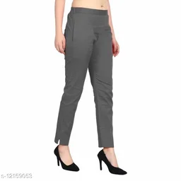 Slim fit cotton lycra pant - 26