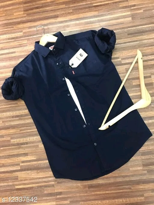 SOLID TRENDY SHIRTS FOR MEN50 - XL
