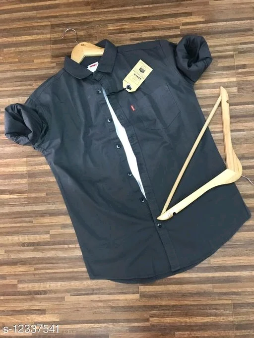 SOLID TRENDY SHIRTS FOR MEN52 - XL
