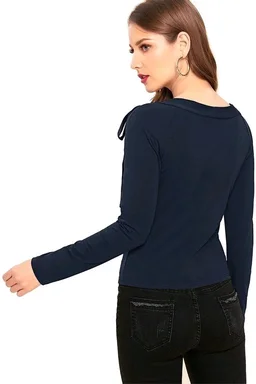 Stylish Casual Sleeveless Solid Women Top 2 - XL