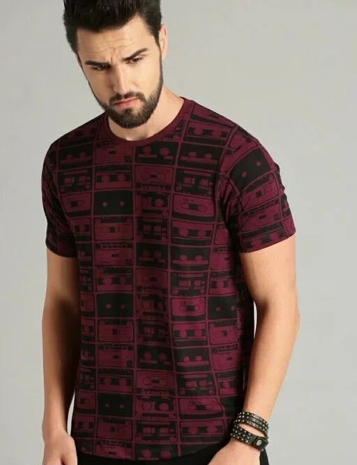Stylish Cotton Tshirts For Men 1 - L