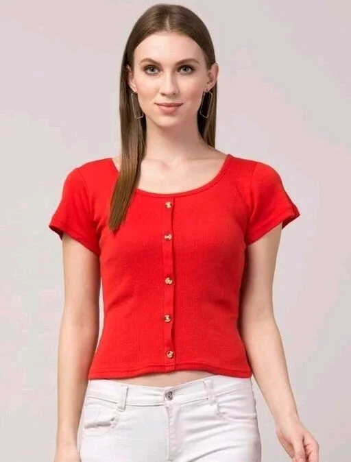 Stylish Front button Top 3 - M