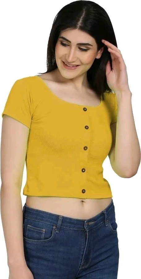 Stylish Front button Top 4 - S