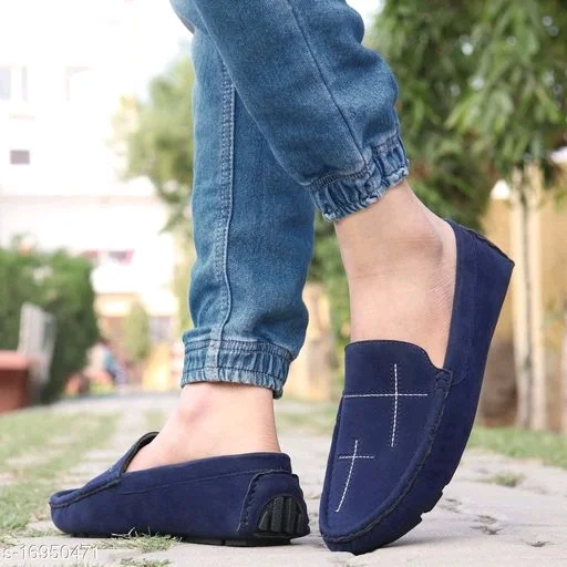 Stylish Men's Blue Colour Loafers - 8
