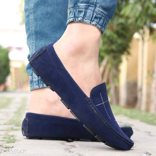 Stylish Men's Blue Colour Loafers - 8