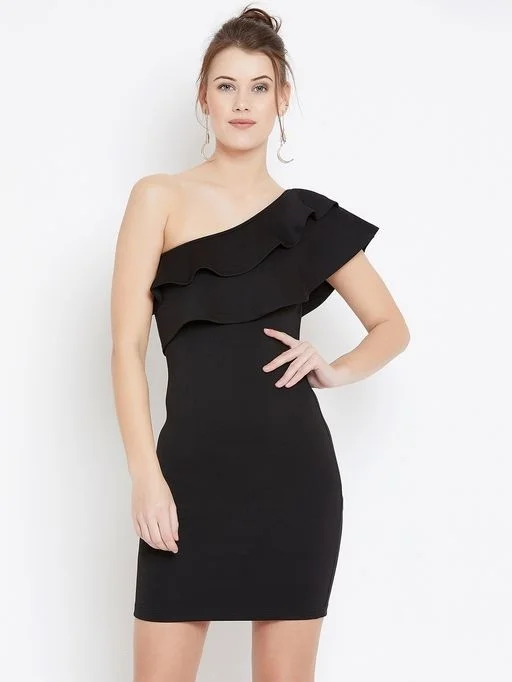 Stylish Off-Shoulder Dress - XL