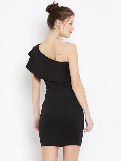 Stylish Off-Shoulder Dress - XL