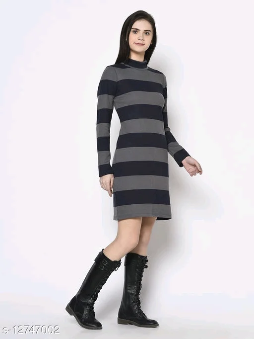 Trendy Glamorous Women Dresses Fabric: Cotton Sleeve - M