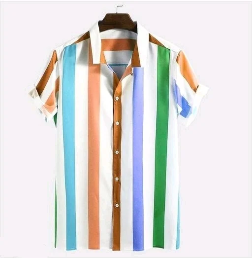 TRENDY MEN'S DIGITAL PRINTED SHIRT24 - XL