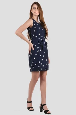 Trendy Printed Dress3 - XL