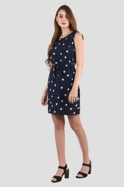 Trendy Printed Dress3 - XL