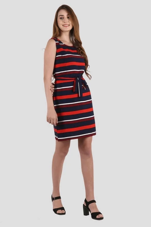 Trendy Printed Dress34 - S