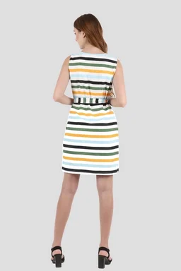 Trendy Printed Dress45 - XL