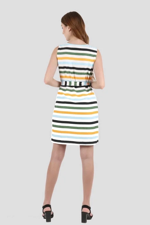 Trendy Printed Dress45 - XL
