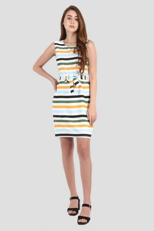 Trendy Printed Dress45 - XXXL