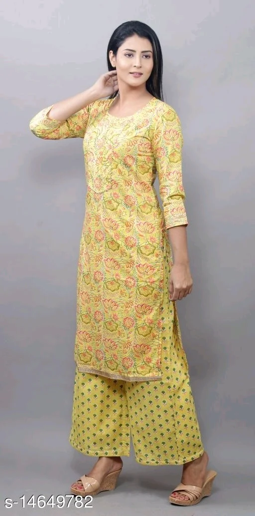 Trendy Refined Women Kurta Sets - L