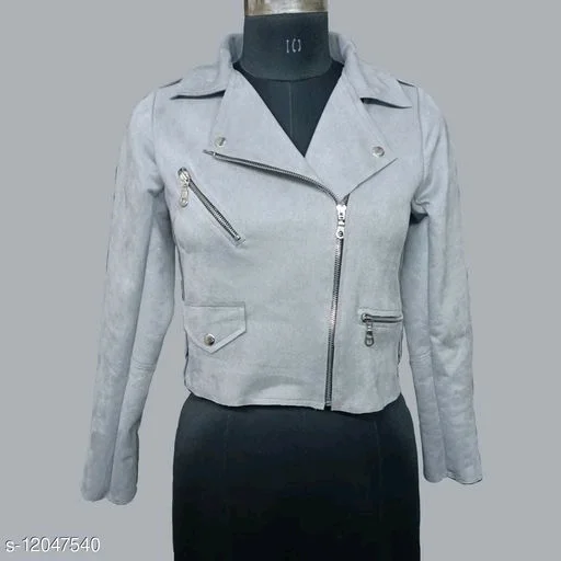 Trendy Stylish Solid Suede Jacket4 - L