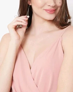 U&F Poly V-neck Party Dress - XXL