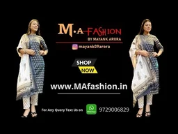 Women Cotton Handwork 3pc kurti Set With Pant - S
